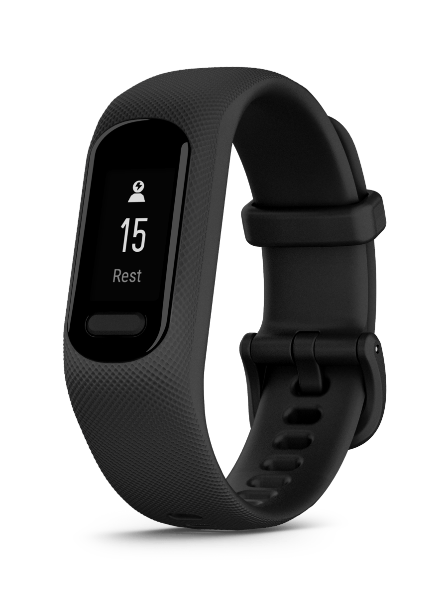 front GARMIN Vivosmart 5 - Bracelet d'activité - Noir – Image 1